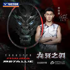 VICTOR THRUSTER RYUGA METALLIC (BLACK/RED) (TK-RYUGA METALLIC/C) BADMINTON RACQUET