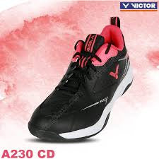 VICTOR A230 CD BADMINTON SHOES (BLACK/RED)