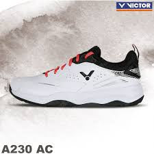 VICTOR A230 AC BADMINTON SHOES (WHITE/BLACK))