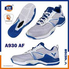 VICTOR A930 AF BADMINTON SHOES (BRIGHT WHITE/PRINCESS BLUE)