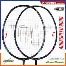 VICTOR AURASPEED 9000J (DARK VIOLET) (ARS-9000J) BADMINTON RACQUET