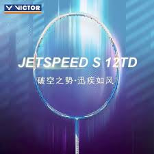 VICTOR JETSPEED S 12 TD (CLOISONNE BLUE) (JS-12TD) BADMINTON RACQUET