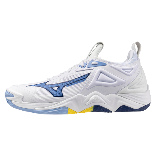 MIZUNO WAVE MOMENTUM 3 V1GA231297 SHOES (WHITE/BELLWETHER BLUE/BEL AIR BLUE)