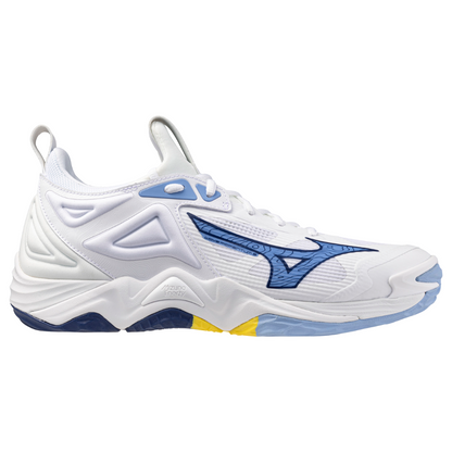 MIZUNO WAVE MOMENTUM 3 V1GA231297 SHOES (WHITE/BELLWETHER BLUE/BEL AIR BLUE)