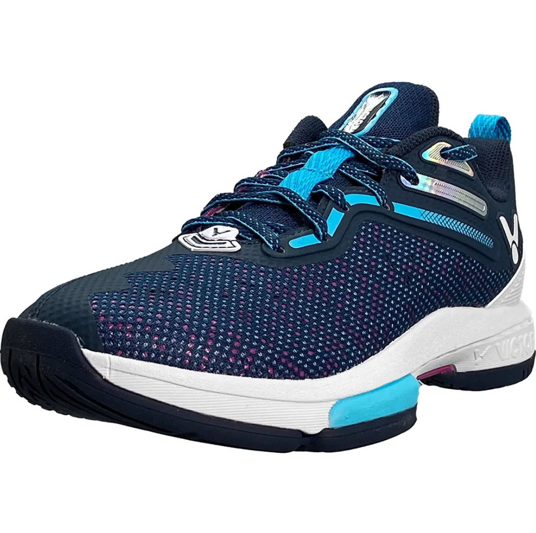 VICTOR P9600 (BJ) BADMINTON SHOES (BLUE WING TEAL/ PURPLE)