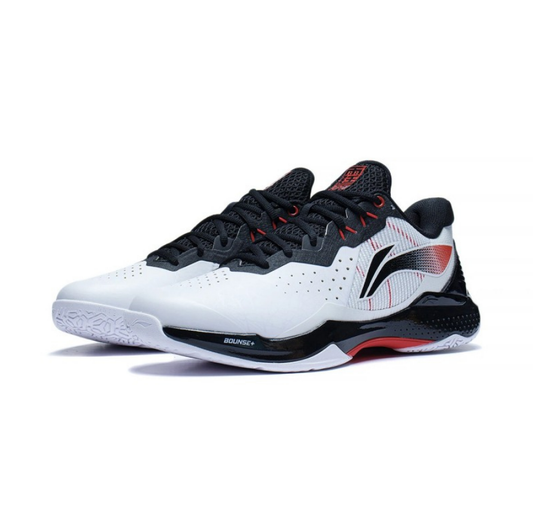 LI-NING LEI TING AYAS018-7S BADMINTON SHOES (STANDARD WHITE/BLACK)