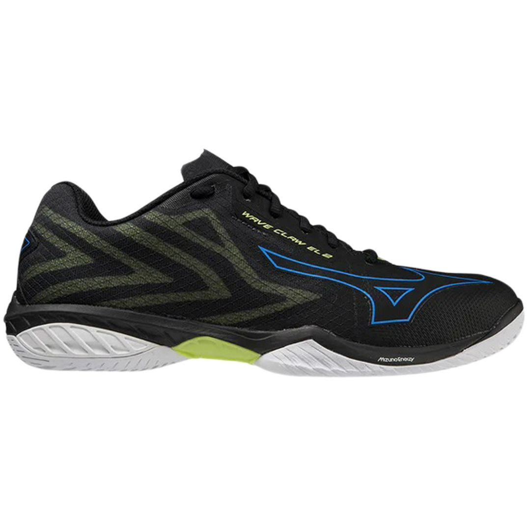 MIZUNO WAVE CLAW EL 2 WIDE 71GA228024 BADMINTON SHOES (BLACK/ BLUE/ GREEN)