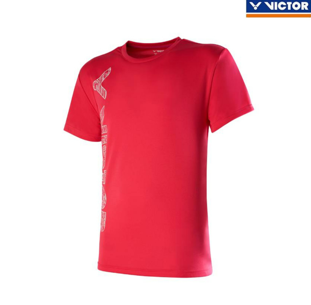 VICTOR T-00018Q BADMINTON SHIRT (ROSE RED)