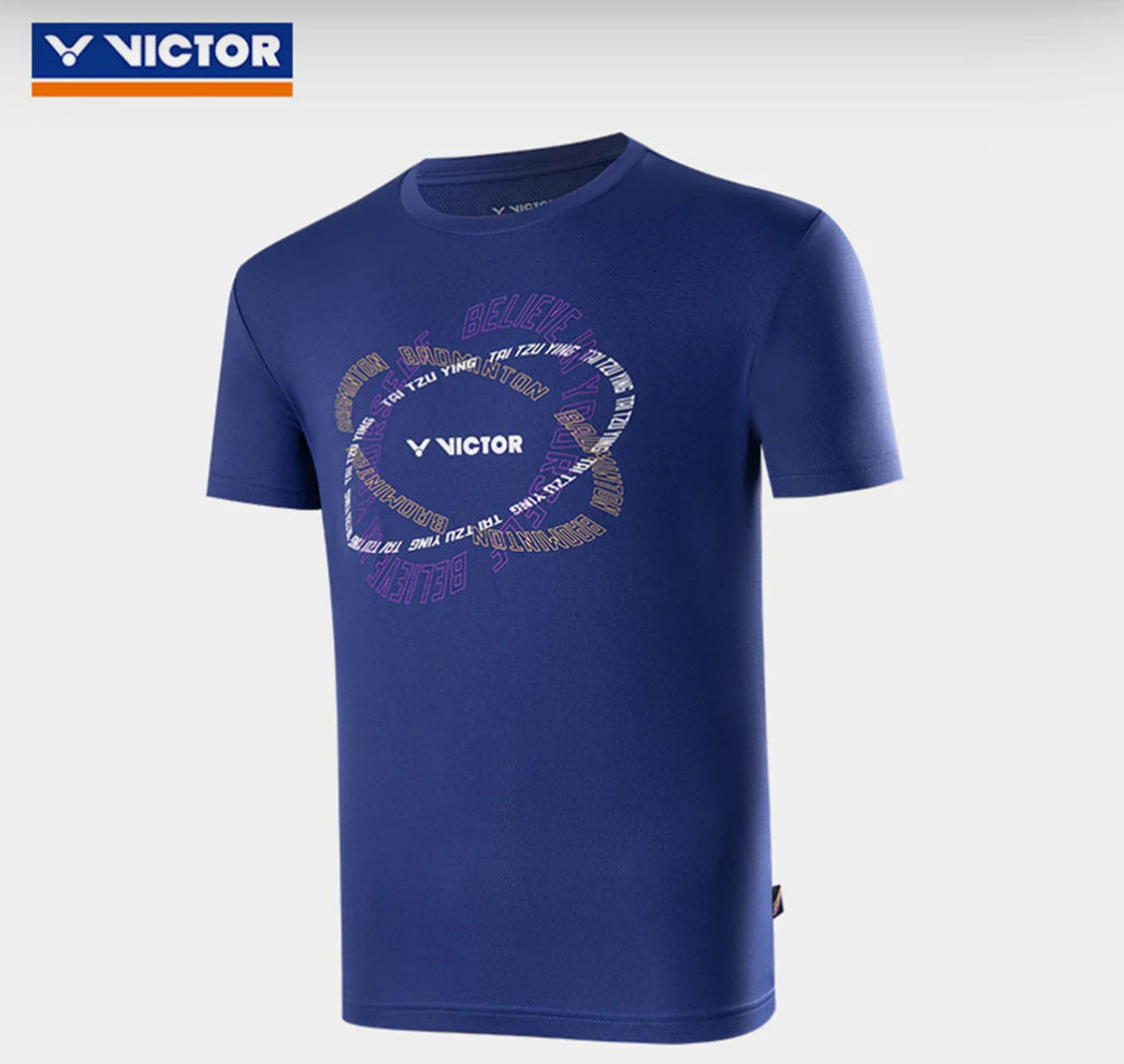 VICTOR X TAI TZU YING T-TTY35005B SPECIAL EDITION BADMINTON SHIRT (NAVY)