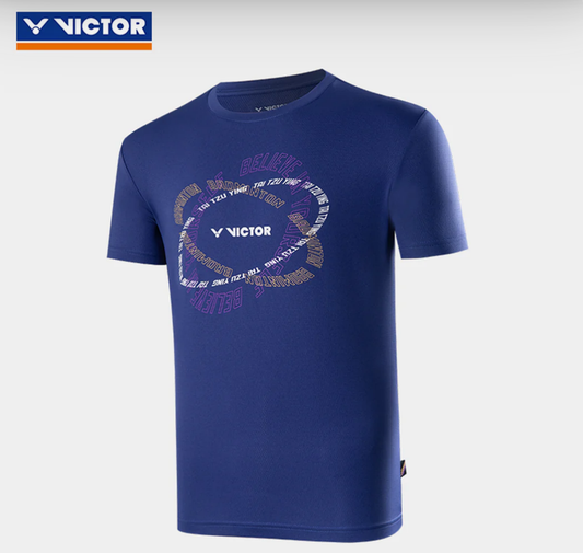 VICTOR X TAI TZU YING T-TTY35005B SPECIAL EDITION BADMINTON SHIRT (NAVY)