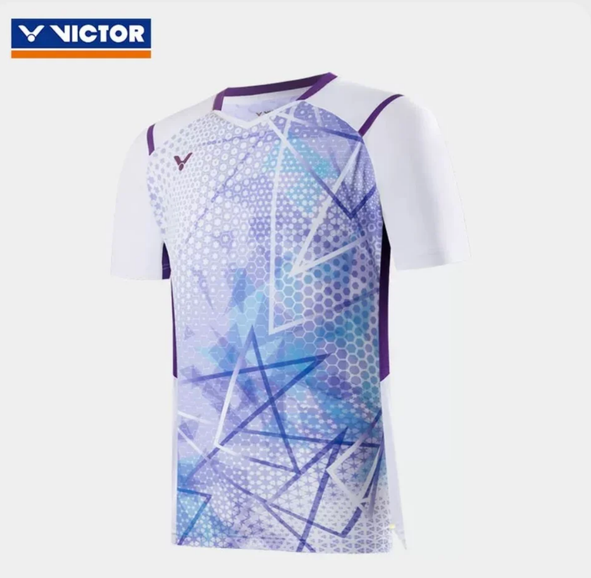 VICTOR TOURNAMENT T-40001A BADMINTON SHIRT (WHITE)