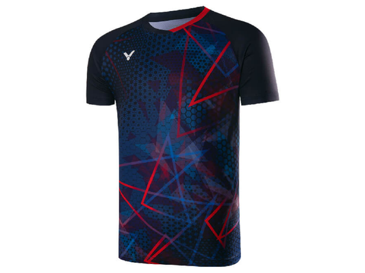 VICTOR T-40001TDC BADMINTON SHIRT (BLACK)