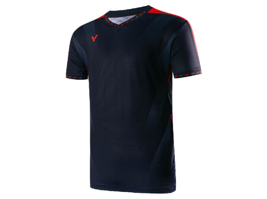 VICTOR X LEE ZI JIA T-40005C BADMINTON SHIRT (BLACK)