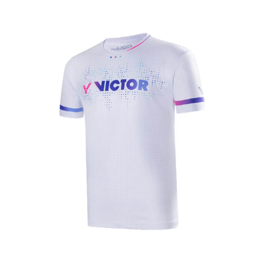 VICTOR T-40037A BADMINTON SHIRT (WHITE)