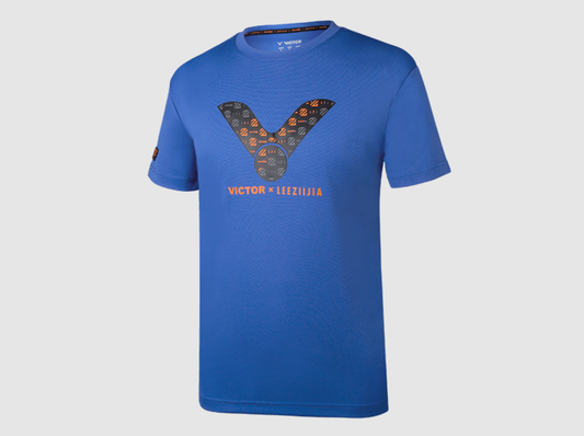 VICTOR X LEE ZI JIA T-LZJ302F BADMINTON SHIRT (BLUE)