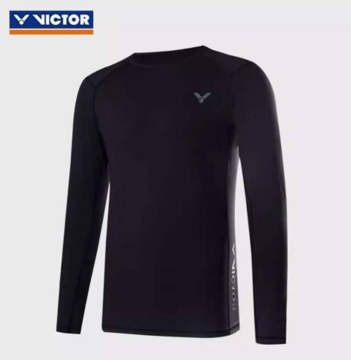 VICTOR T-35011C KNIT LONG SLEEVE (BLACK)