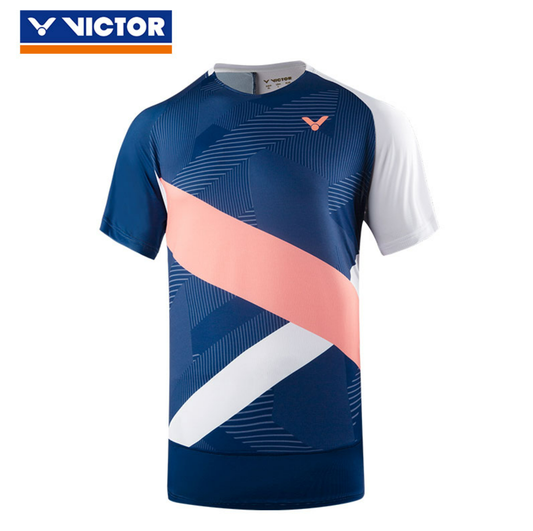 VICTOR TOURNAMENT SERIES T-90059B JERSEY BADMINTON SHIRT (BLUE)