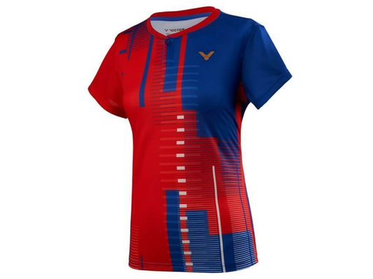 VICTOR T-96000F BADMINTON JERSEY WOMAN (RED)