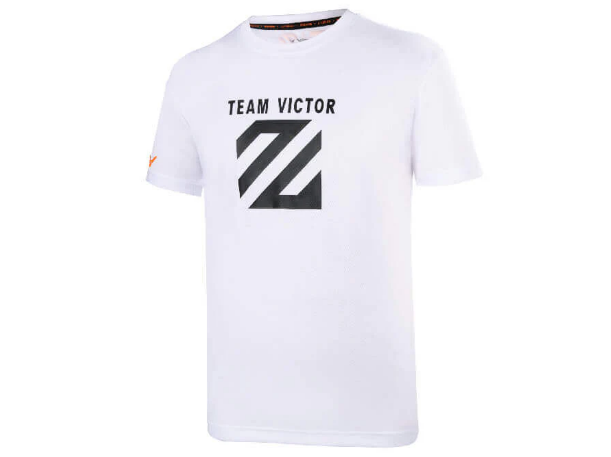 VICTOR X LEE ZI JIA T-LZJ301A BADMINTON SHIRT (WHITE)