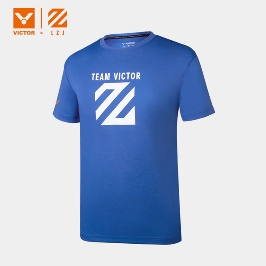 VICTOR X LEE ZI JIA T-LZJ301F BADMINTON SHIRT (BLUE)