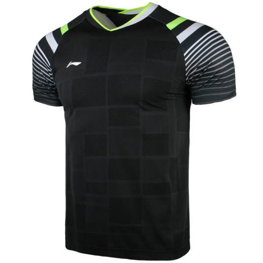 LINING COMPETITION BADMINTON SHIRT AAYQ243-2 WOMAN (BLACK)