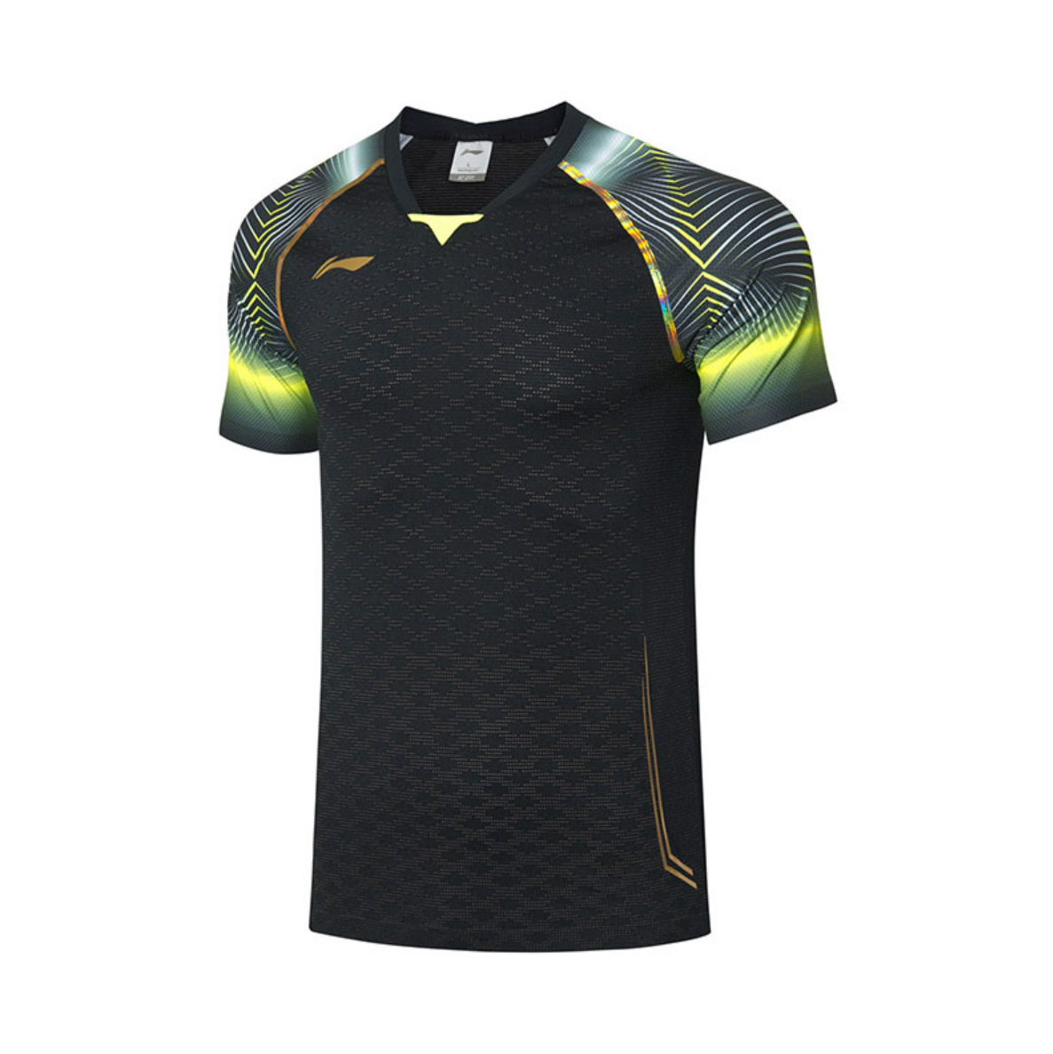 LINING TOURNAMENT BADMINTON JERSEY AAYQ303-4 (BLACK)