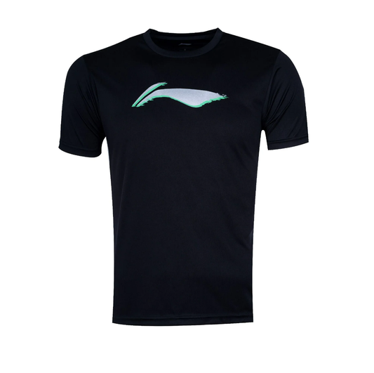 LINING ATSQ433-2 BADMINTON SHIRT (BLACK)