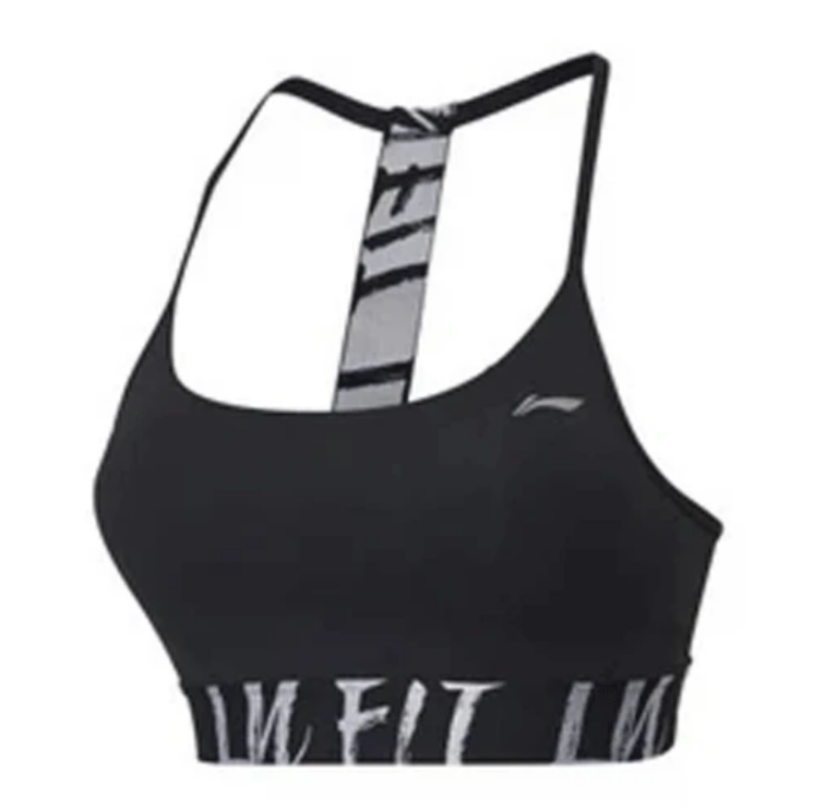 LINING AUBQ074-1 SPORTS BRA (BLACK)