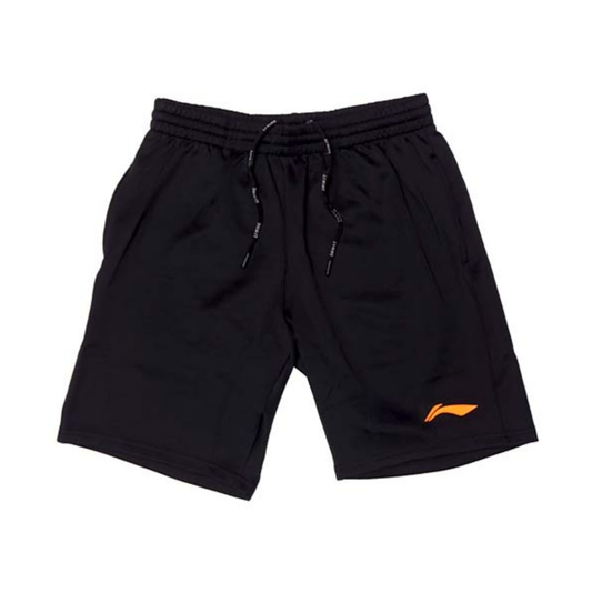 LI-NING AKSR533-1 SHORTS (BLACK/ORANGE)