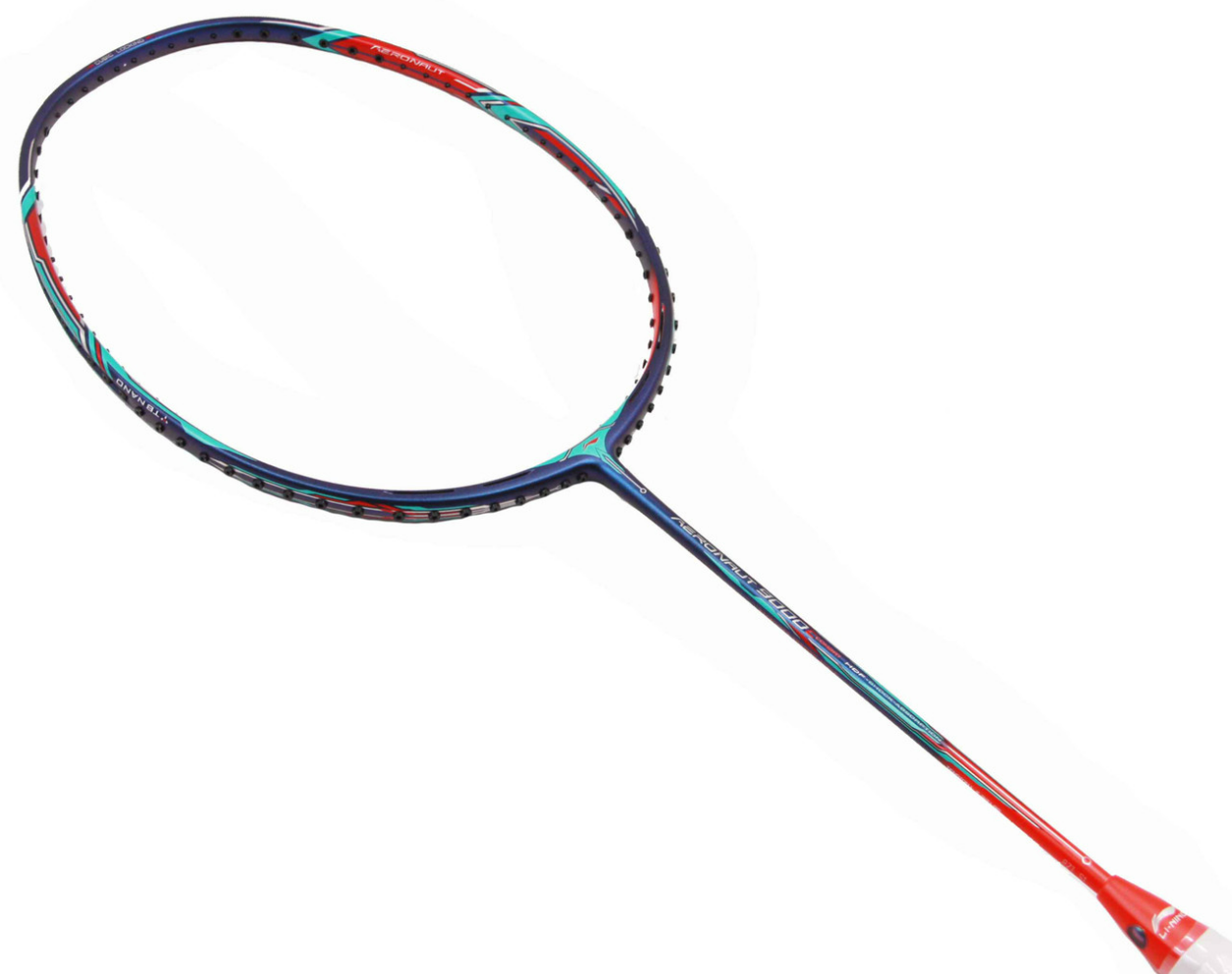 LI-NING AERONAUT 9000C COMBAT (RED/BLUE) AYPP122-5 BADMINTON RACQUET