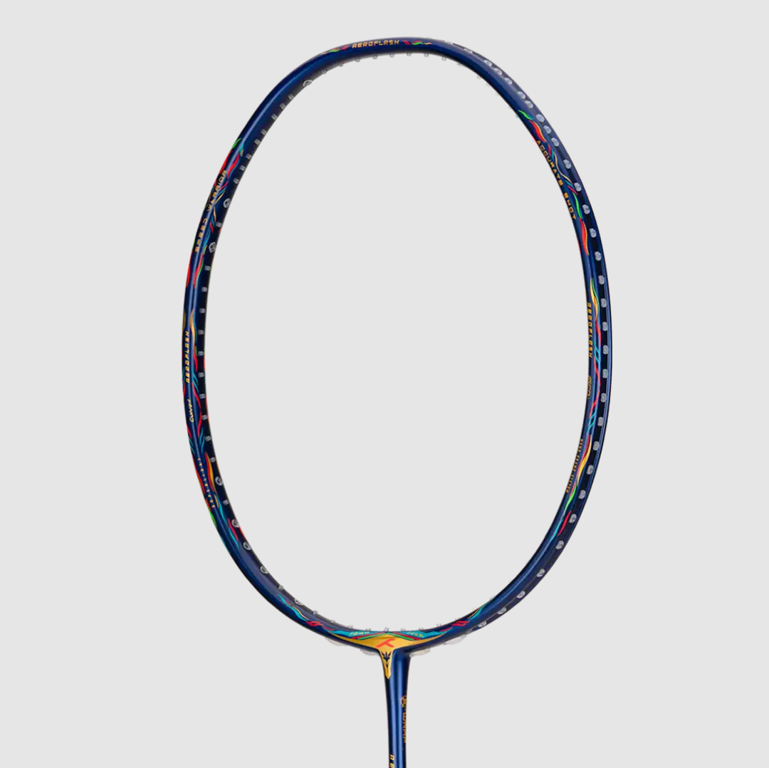 HUNDRED AEROFLASH 7000 ZOOM (NAVY/WHITE/GOLD) (HBRX-2U177-1) BADMINTON RACQUET