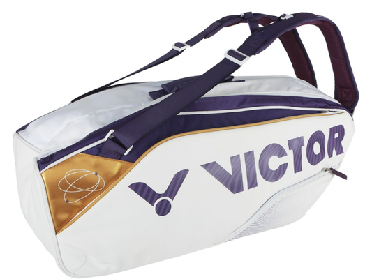 VICTOR X TAI TZU YING 6 IN 1 BADMINTON RACQUET BAG (BR9213TTY AJ) (WHITE/PURPLE)