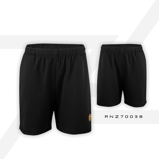 PROTECH SPORT QUICK DRY TRAINING SHORT PANTS - UNISEX (RNZ-70038) (BLACK)