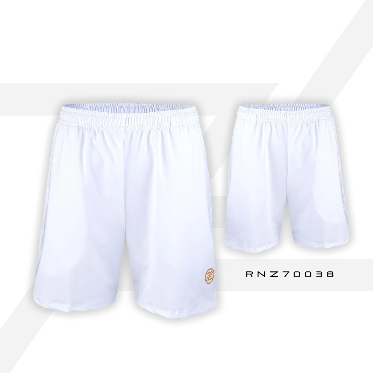 PROTECH SPORT QUICK DRY TRAINING SHORT PANTS - UNISEX (RNZ-70038) (WHITE)