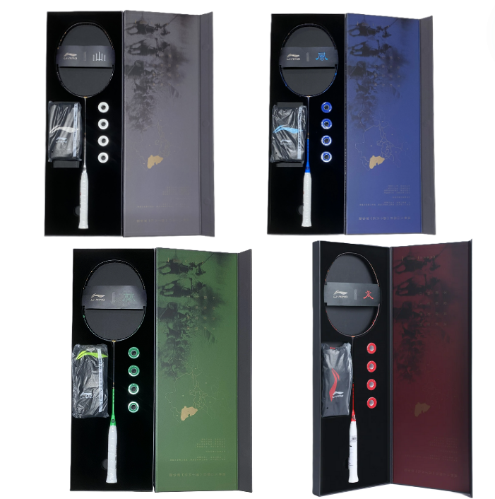 LINING 4 ELEMENTS - WIND/FOREST/FIRE/MOUNTAIN RACQUETS BOX SET