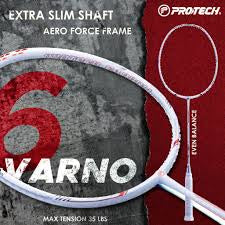 PROTECH VARNO 6 4U (WHITE) BADMINTON RACQUET