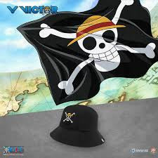 VICTOR X ONE PIECE BLACK BUCKET HAT VC-OPBUC