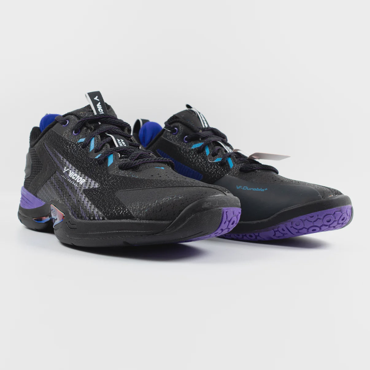 VICTOR A970ACE C BADMINTON SHOES (BLACK PURPLE)