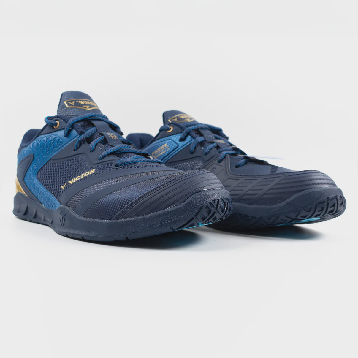 VICTOR 55TH ANNIVERSARY P9200III-55 BX BADMINTON SHOES (MEDIEVAL BLUE/ GOLD)