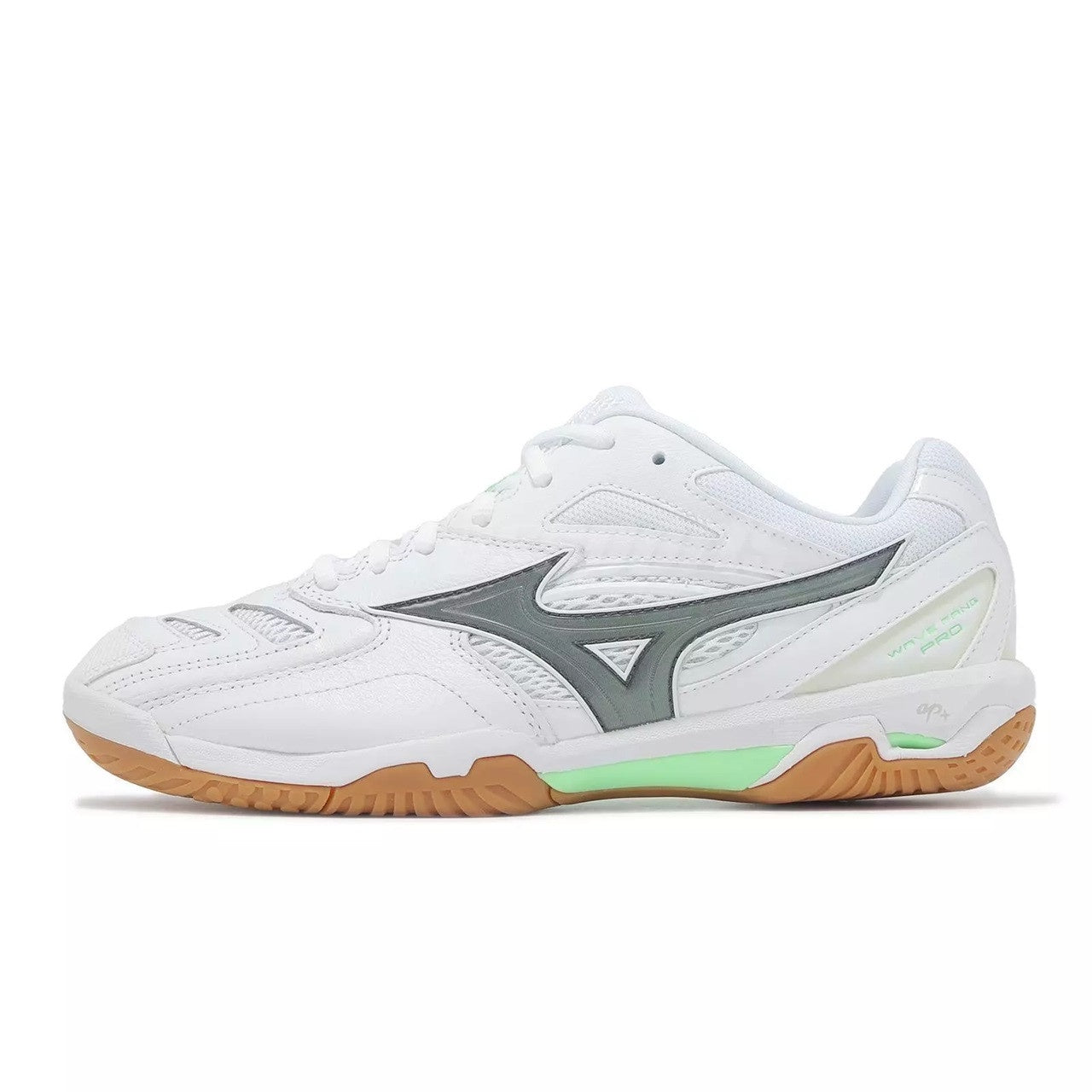 MIZUNO WAVE FANG PRO 71GA210071 BADMINTON SHOES (WHITE/INDIA INK/NEO MINT)