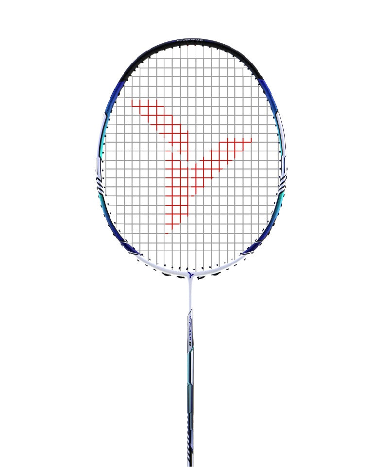 YOUNG Y-FLASH 8 (WHITE/BLUE) 4U BADMINTON RACQUET