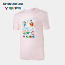 VICTOR X CRAYON SHINCHAN JUNIOR BADMINTON SHIRT T-404JRCSL