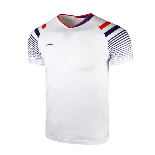 LI-NING MEN'S COMPETITION TOP WHITE AAYQ243-1